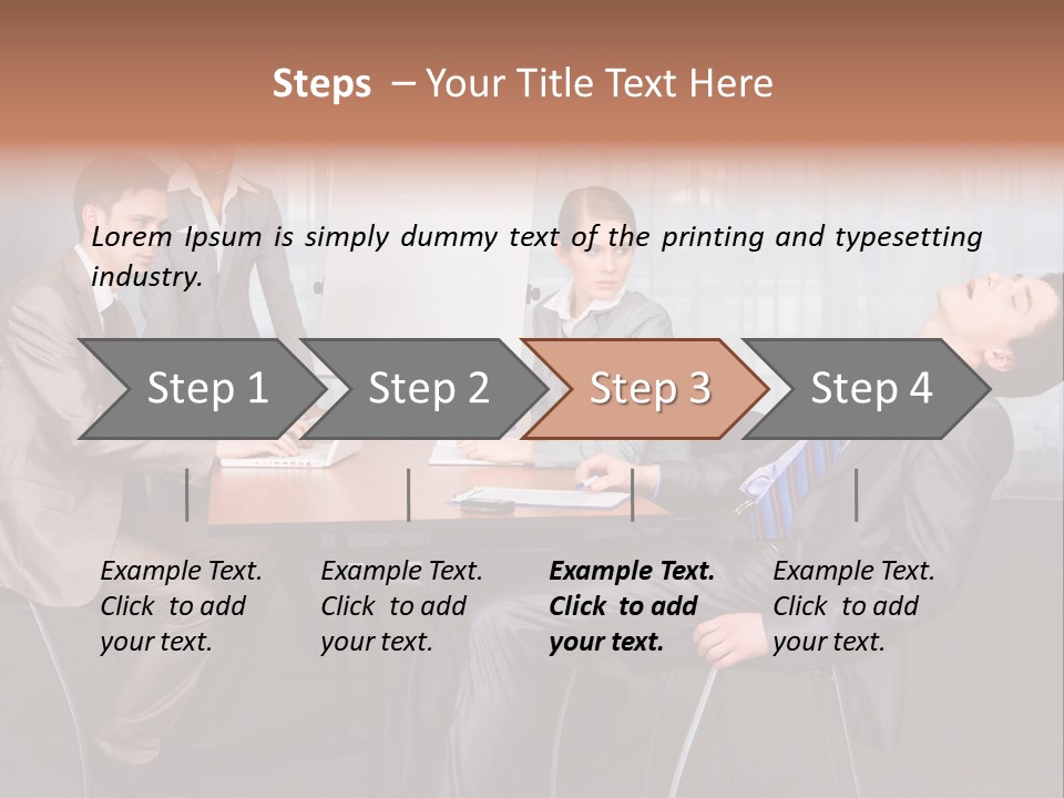 Board Man Seminar PowerPoint Template