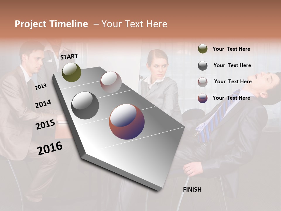 Board Man Seminar PowerPoint Template