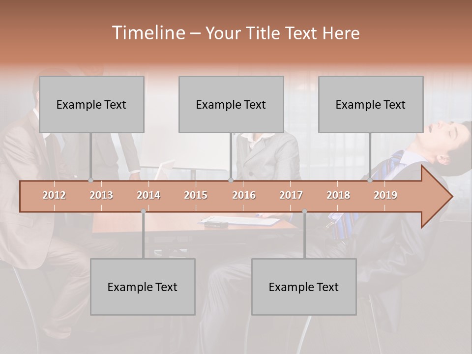Board Man Seminar PowerPoint Template