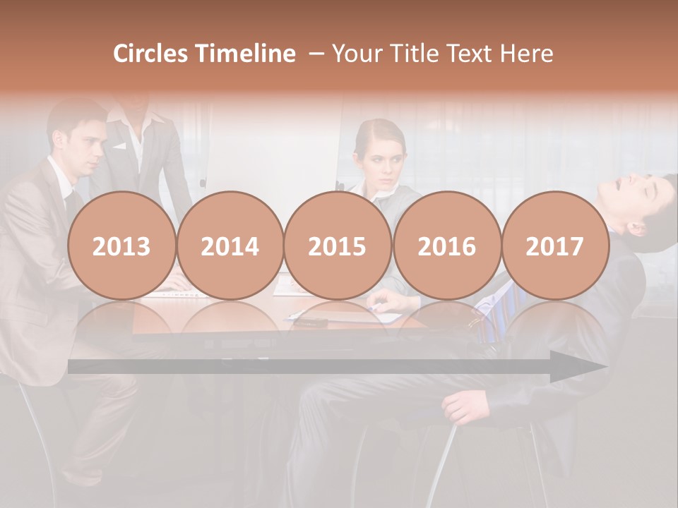 Board Man Seminar PowerPoint Template