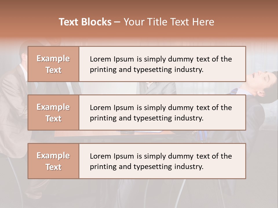 Board Man Seminar PowerPoint Template