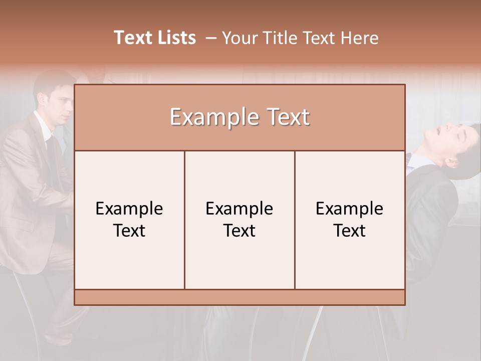 Board Man Seminar PowerPoint Template