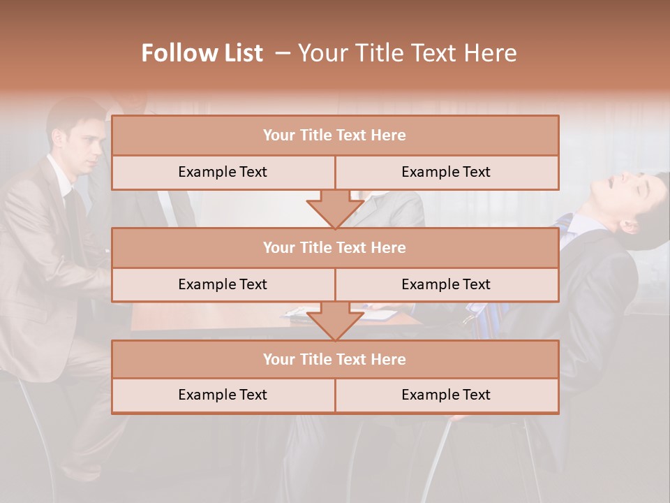 Board Man Seminar PowerPoint Template