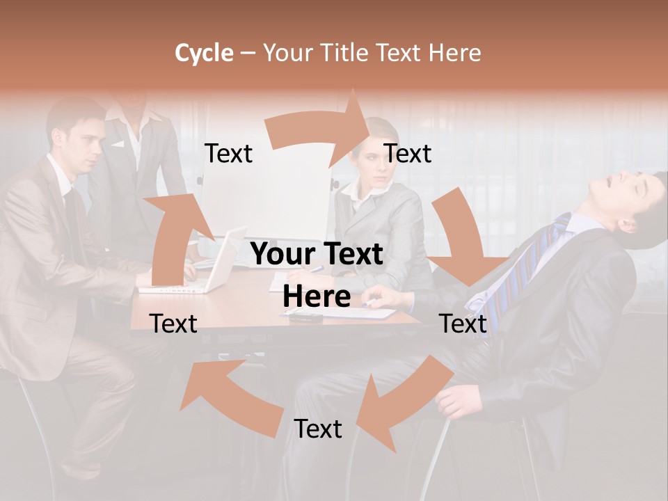 Board Man Seminar PowerPoint Template