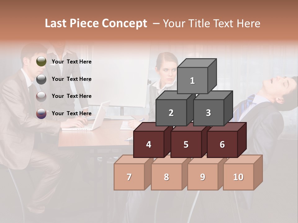 Board Man Seminar PowerPoint Template