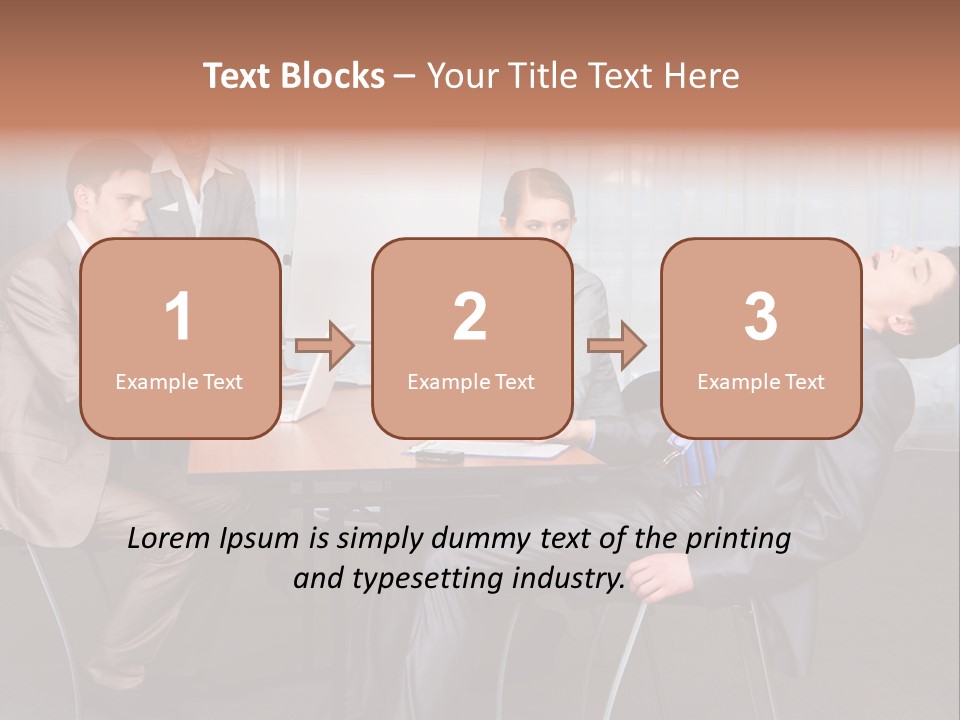 Board Man Seminar PowerPoint Template