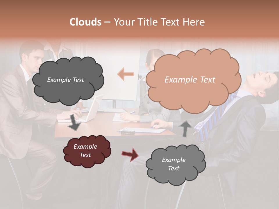 Board Man Seminar PowerPoint Template