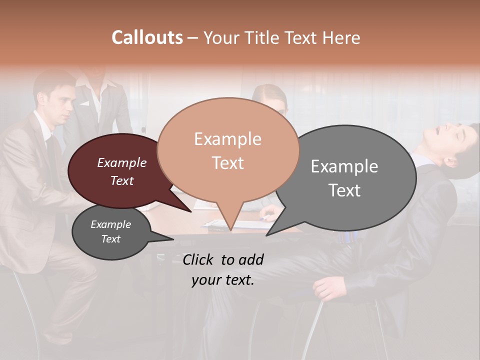 Board Man Seminar PowerPoint Template