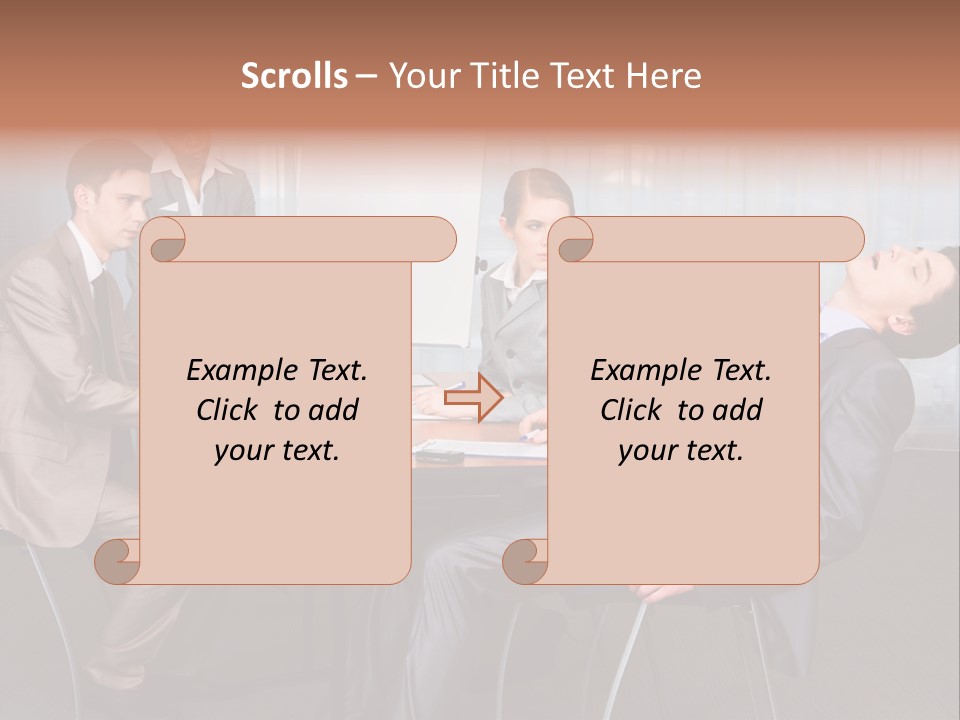 Board Man Seminar PowerPoint Template