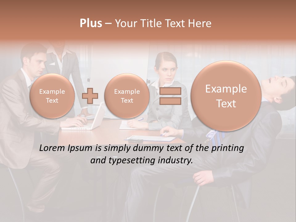 Board Man Seminar PowerPoint Template