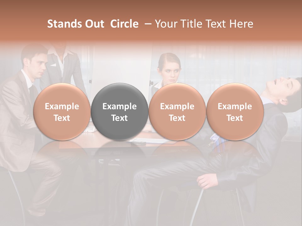 Board Man Seminar PowerPoint Template