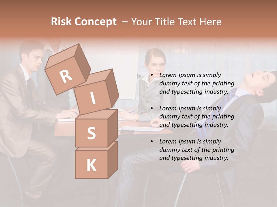 Board Man Seminar PowerPoint Template