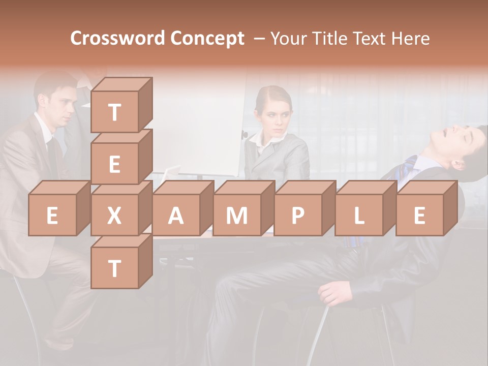 Board Man Seminar PowerPoint Template