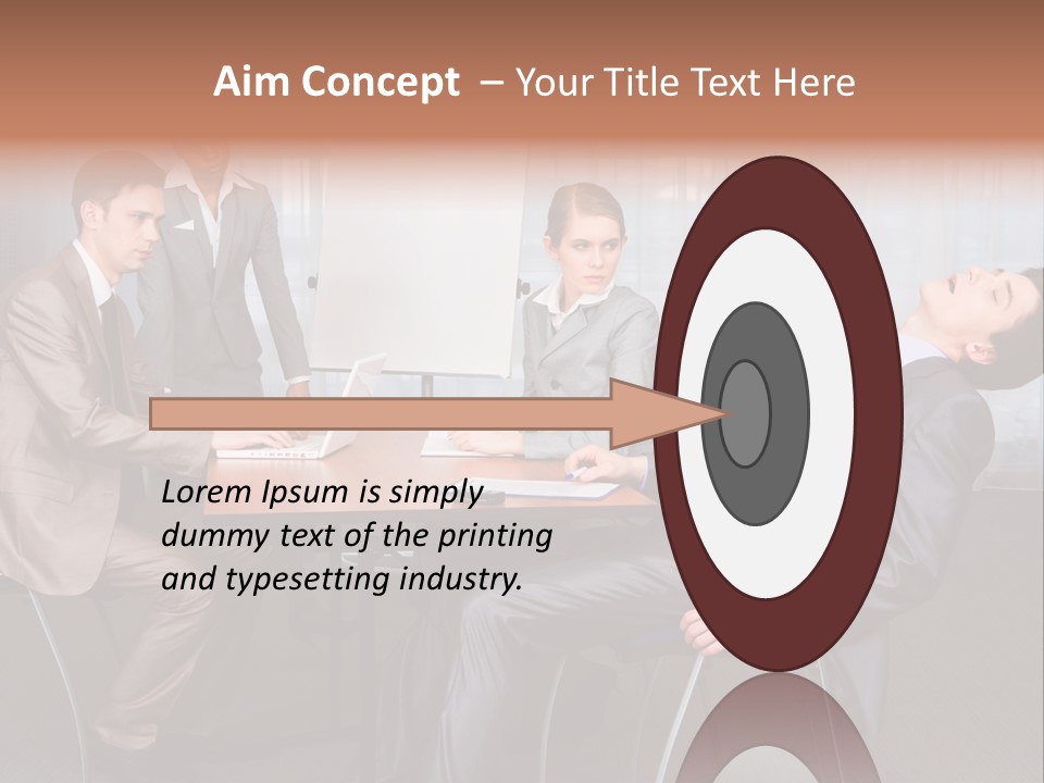 Board Man Seminar PowerPoint Template
