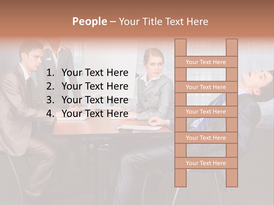 Board Man Seminar PowerPoint Template
