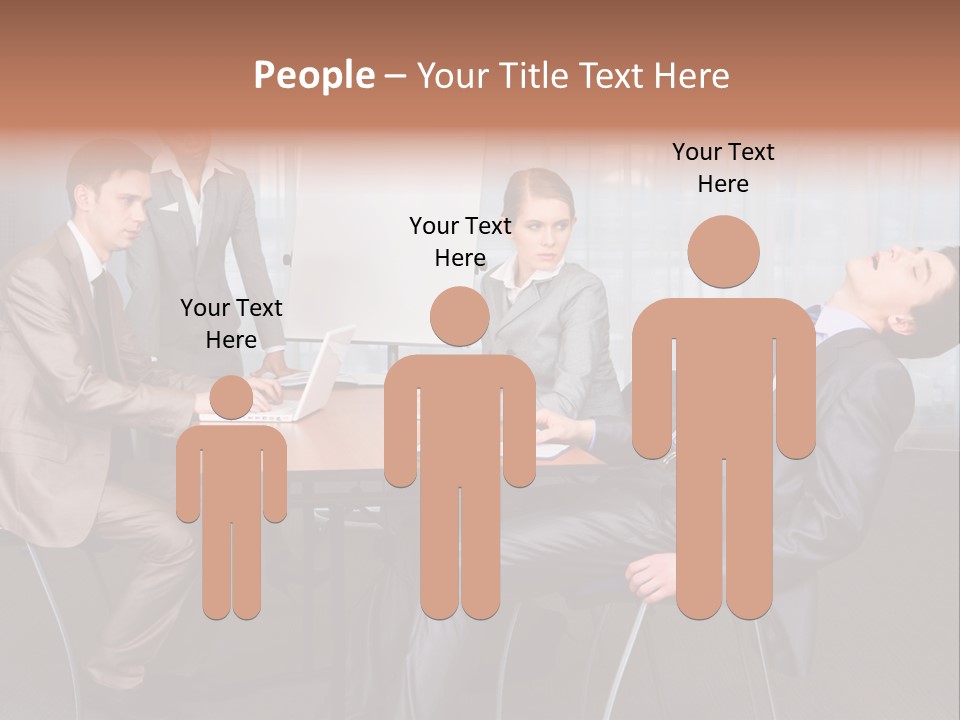 Board Man Seminar PowerPoint Template