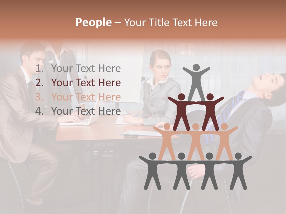 Board Man Seminar PowerPoint Template