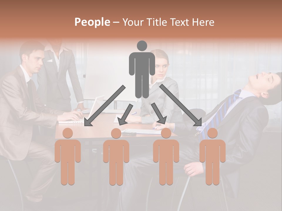 Board Man Seminar PowerPoint Template