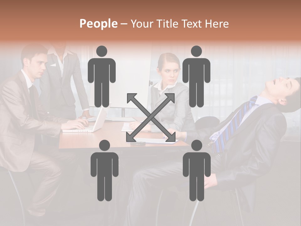 Board Man Seminar PowerPoint Template