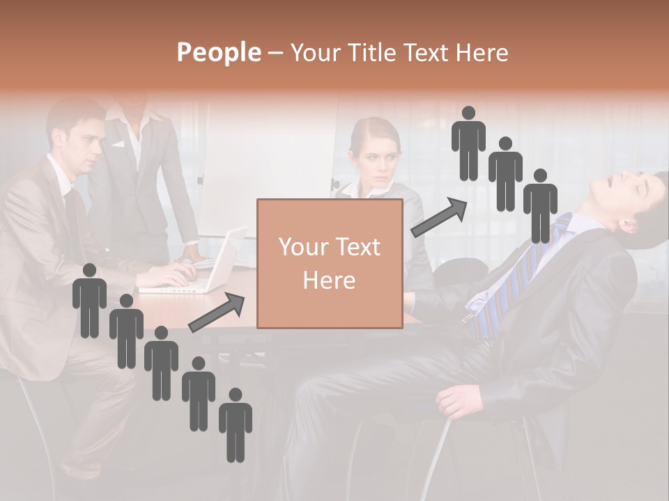 Board Man Seminar PowerPoint Template