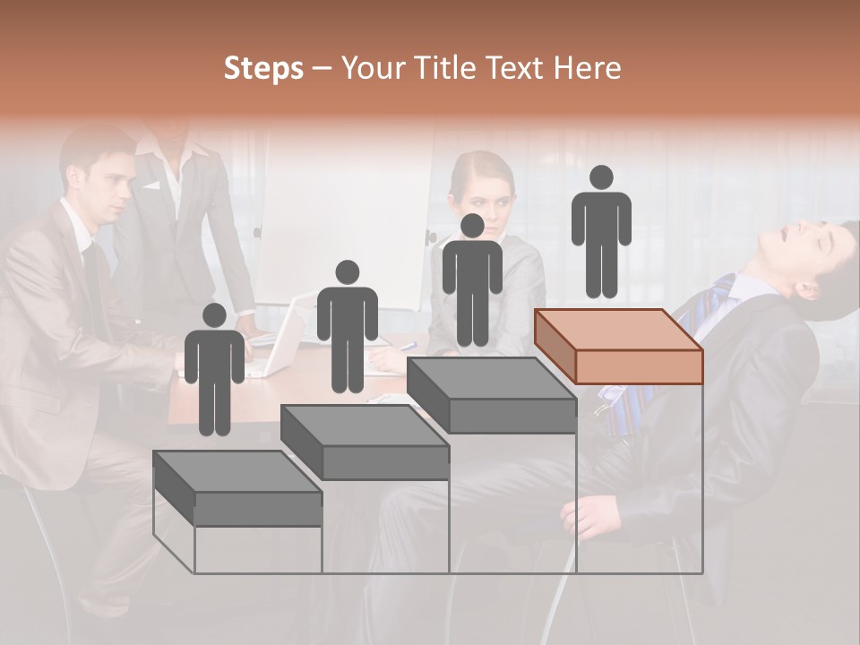 Board Man Seminar PowerPoint Template