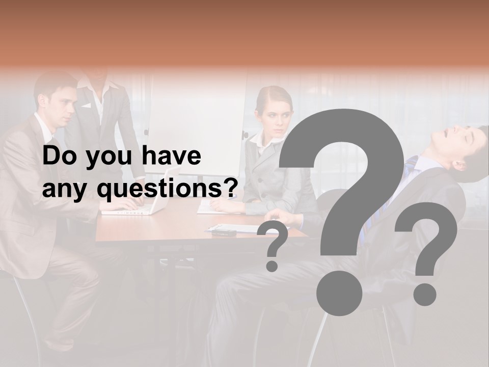 Board Man Seminar PowerPoint Template