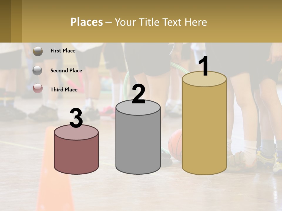Preteen Workout Fit PowerPoint Template