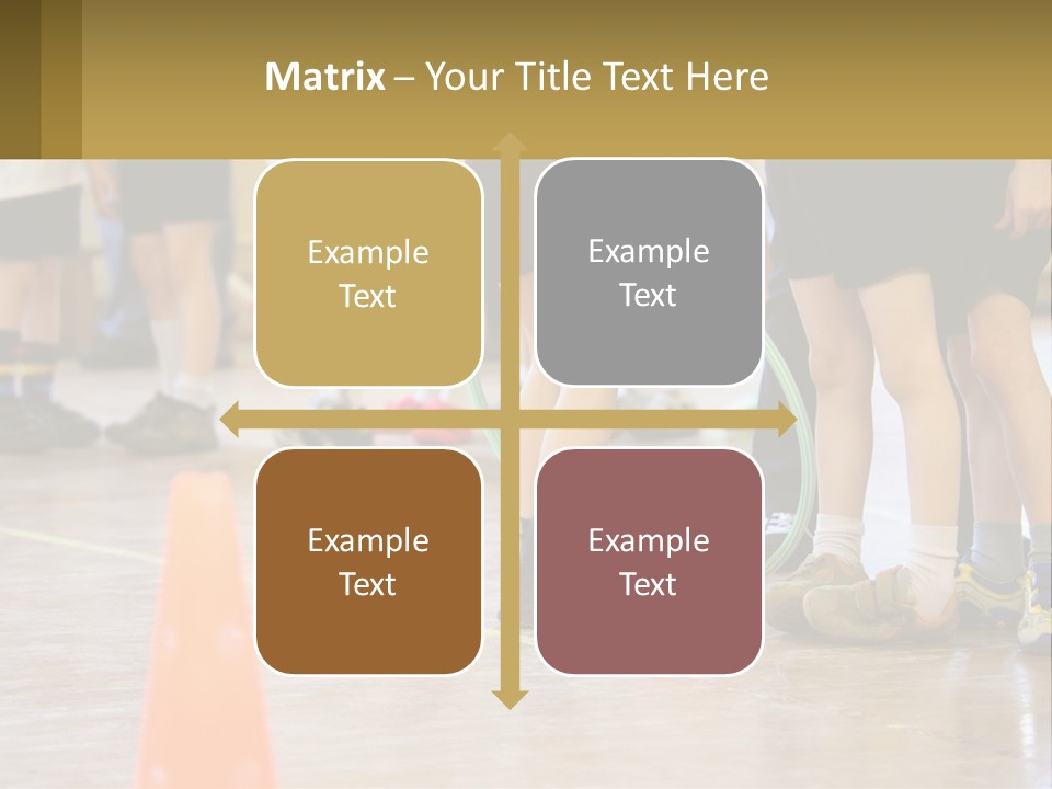 Preteen Workout Fit PowerPoint Template