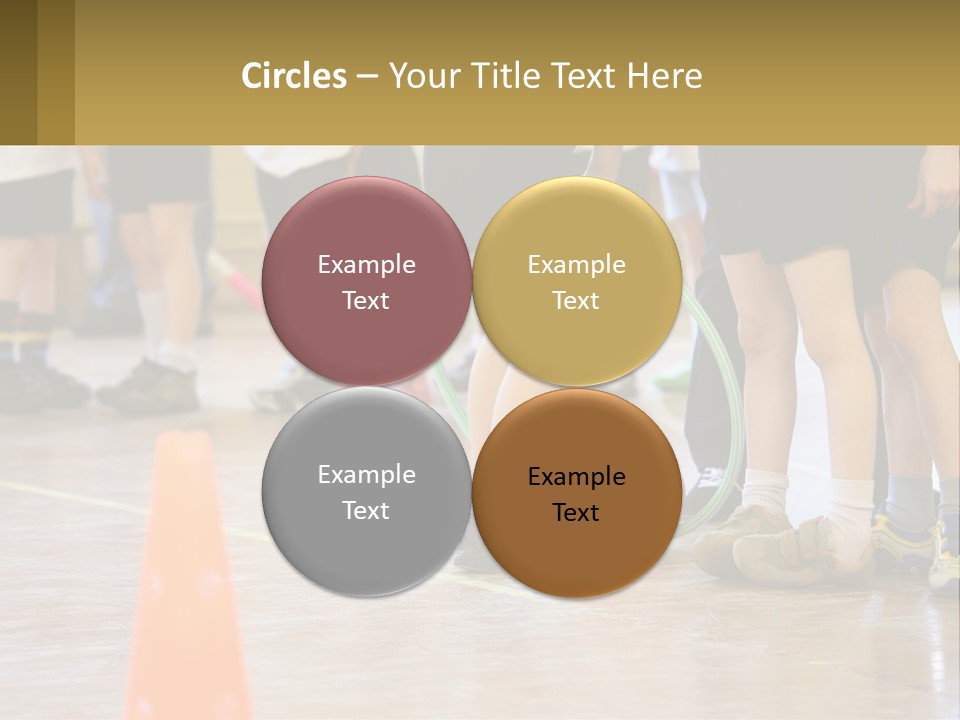 Preteen Workout Fit PowerPoint Template