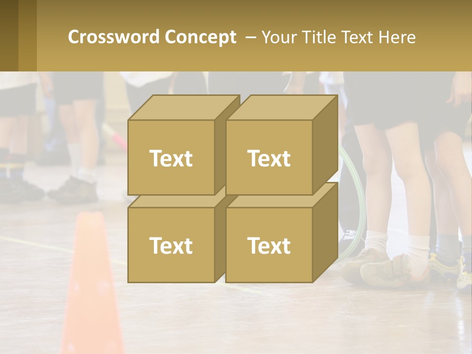 Preteen Workout Fit PowerPoint Template