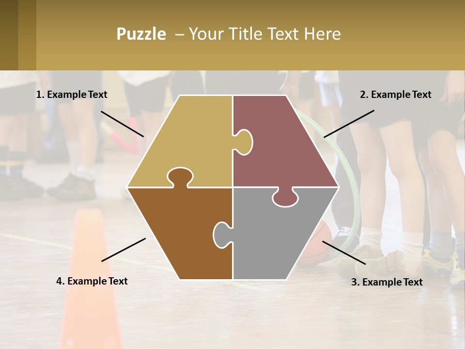 Preteen Workout Fit PowerPoint Template