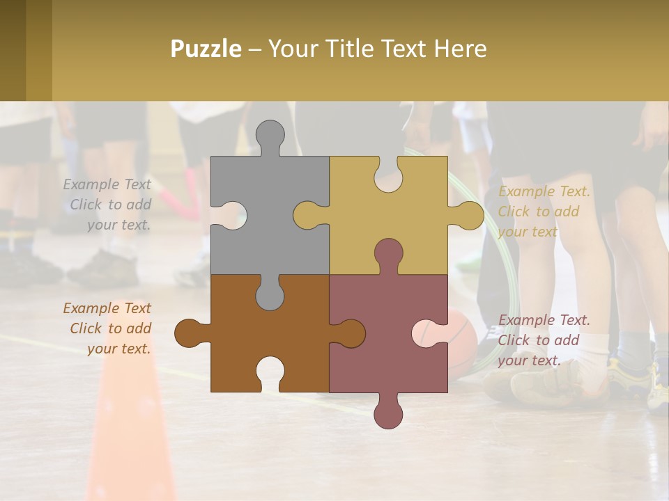 Preteen Workout Fit PowerPoint Template