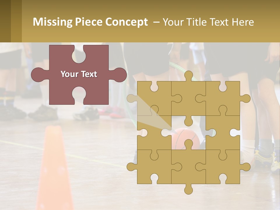 Preteen Workout Fit PowerPoint Template