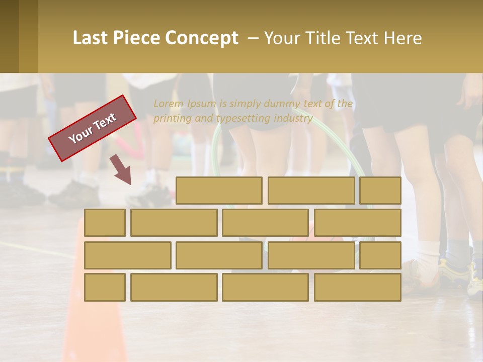 Preteen Workout Fit PowerPoint Template