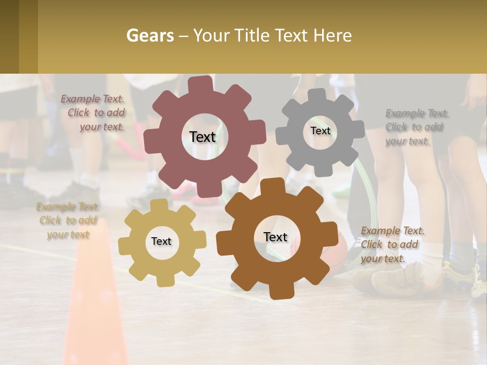 Preteen Workout Fit PowerPoint Template