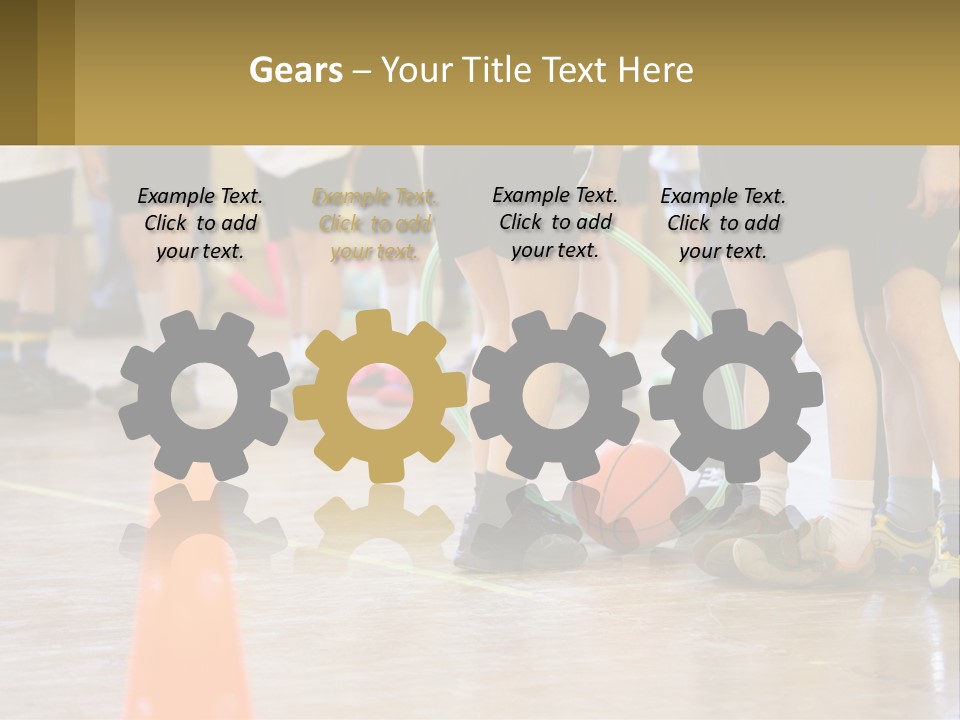 Preteen Workout Fit PowerPoint Template