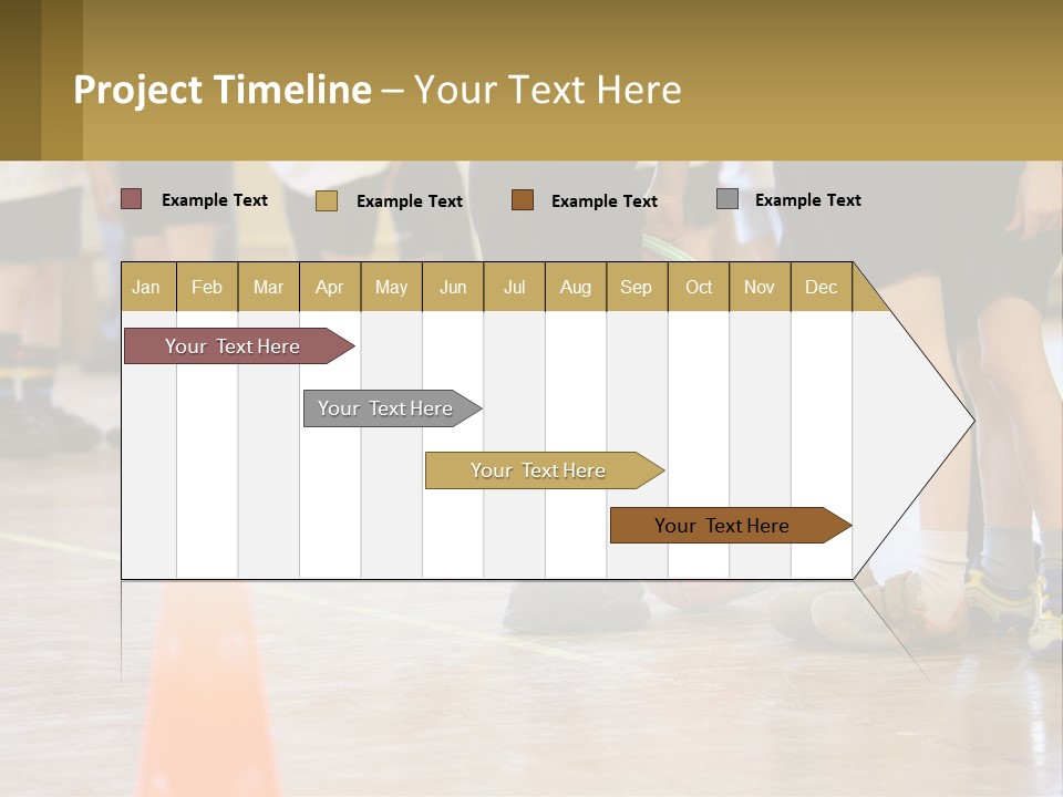 Preteen Workout Fit PowerPoint Template