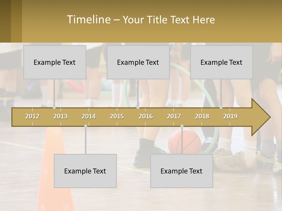 Preteen Workout Fit PowerPoint Template