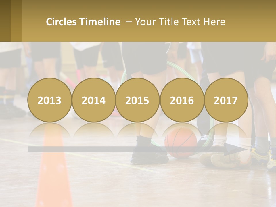 Preteen Workout Fit PowerPoint Template