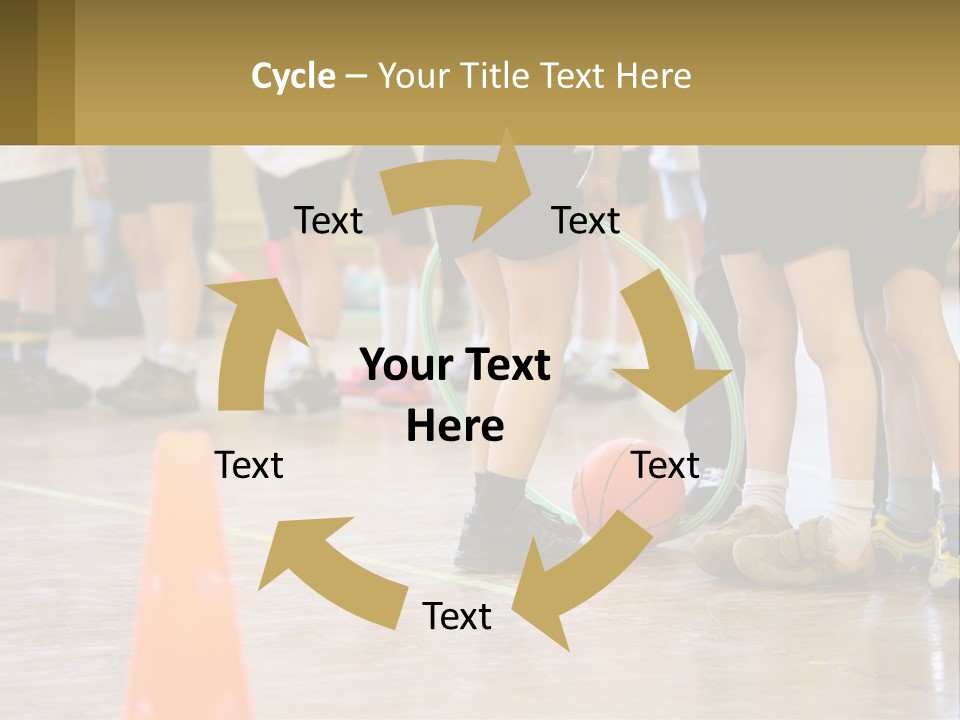 Preteen Workout Fit PowerPoint Template