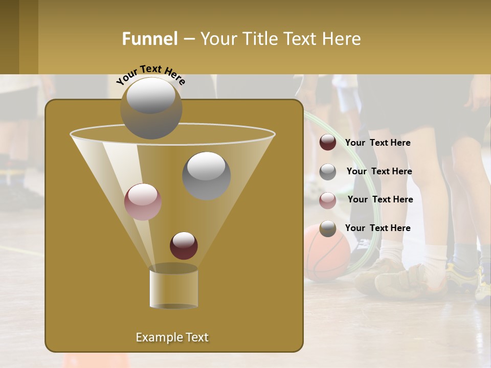 Preteen Workout Fit PowerPoint Template