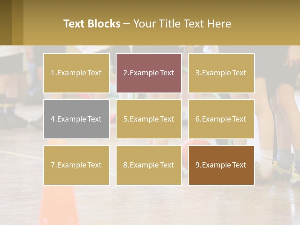 Preteen Workout Fit PowerPoint Template