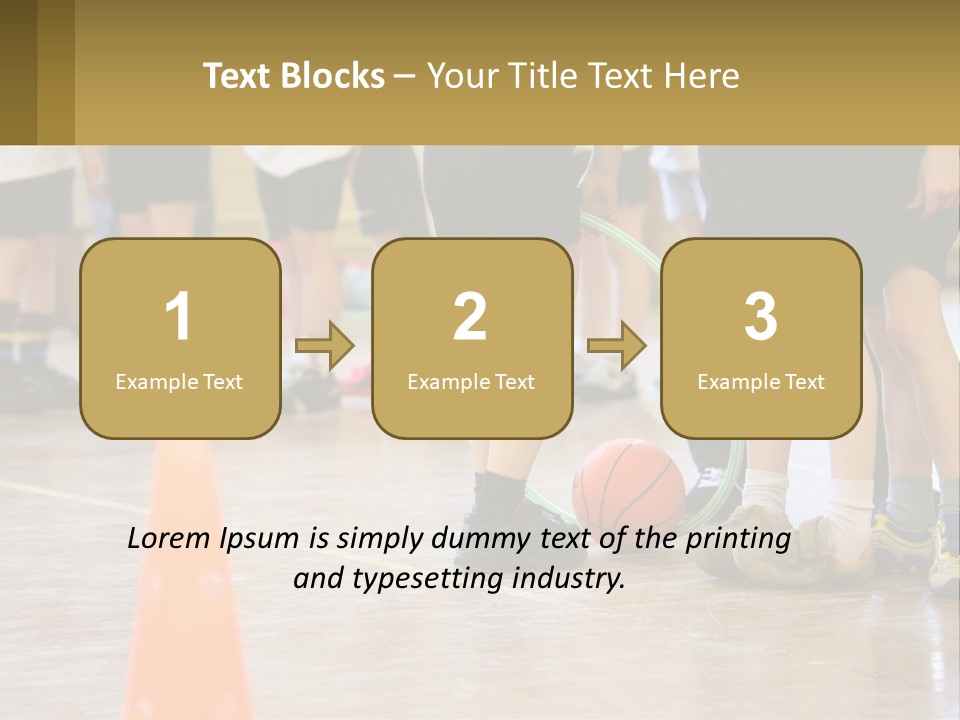 Preteen Workout Fit PowerPoint Template