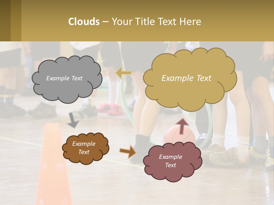 Preteen Workout Fit PowerPoint Template