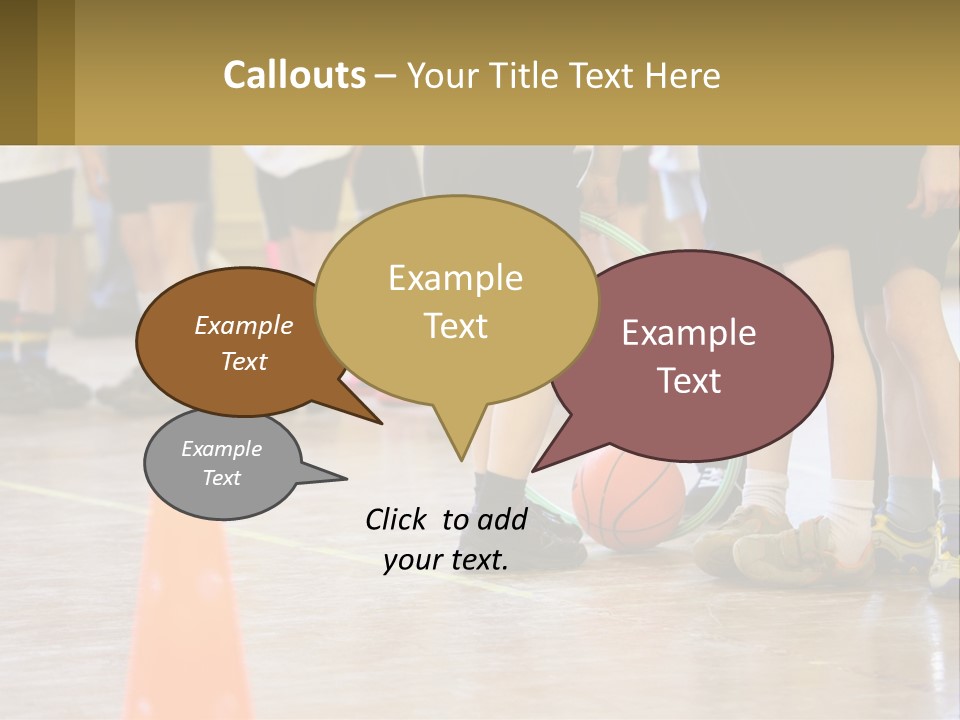 Preteen Workout Fit PowerPoint Template