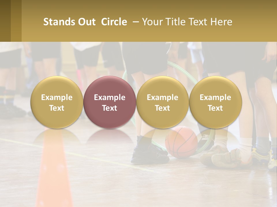 Preteen Workout Fit PowerPoint Template