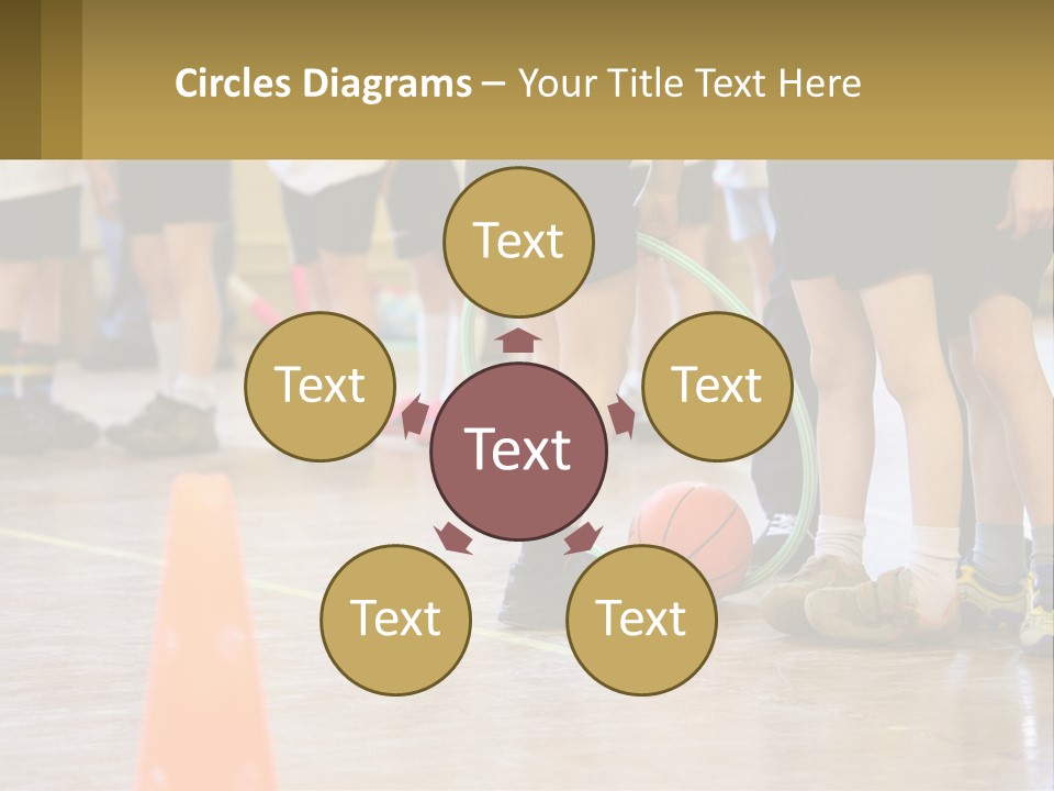 Preteen Workout Fit PowerPoint Template