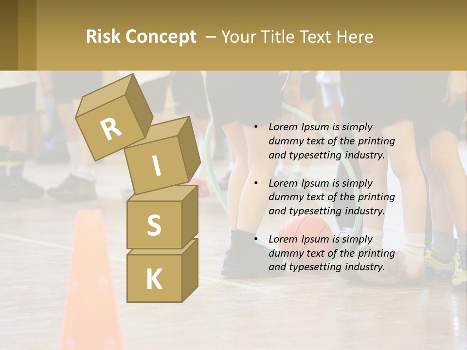 Preteen Workout Fit PowerPoint Template