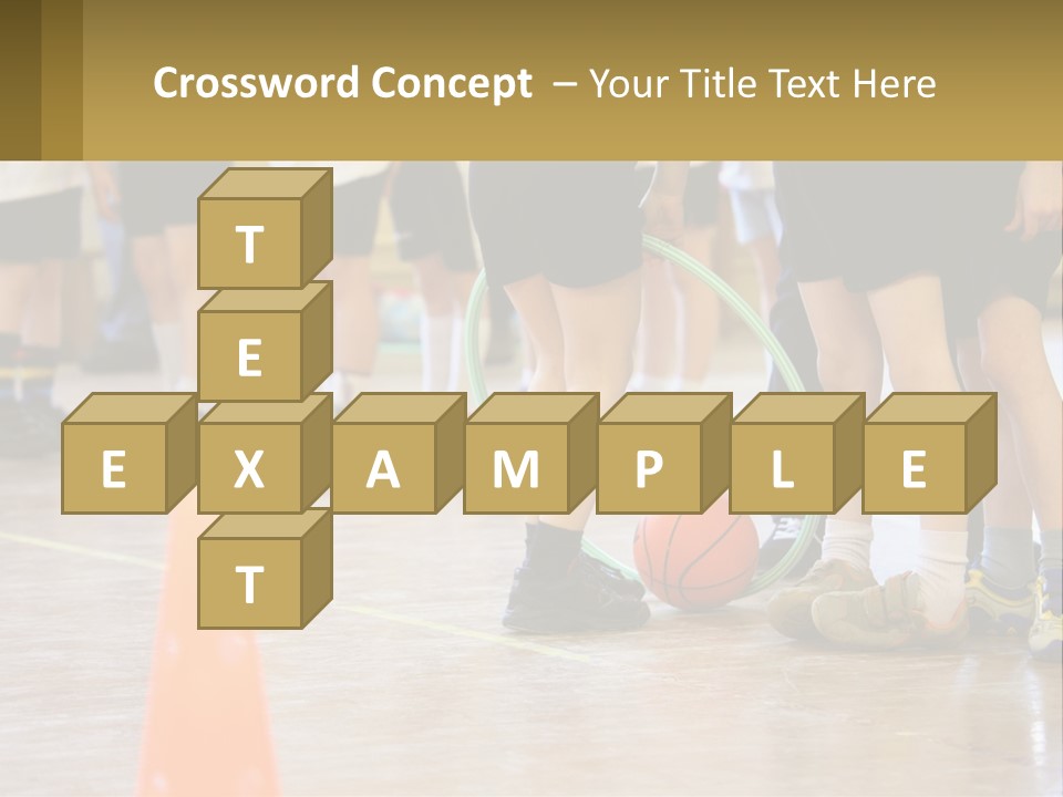 Preteen Workout Fit PowerPoint Template