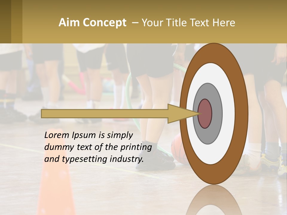 Preteen Workout Fit PowerPoint Template